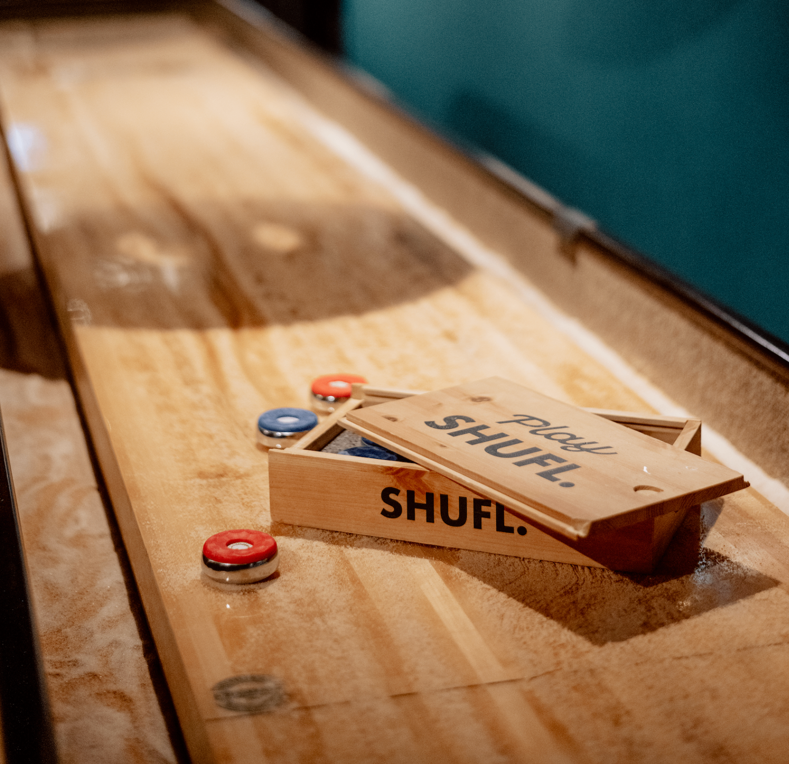 Shuffleboard på Braa